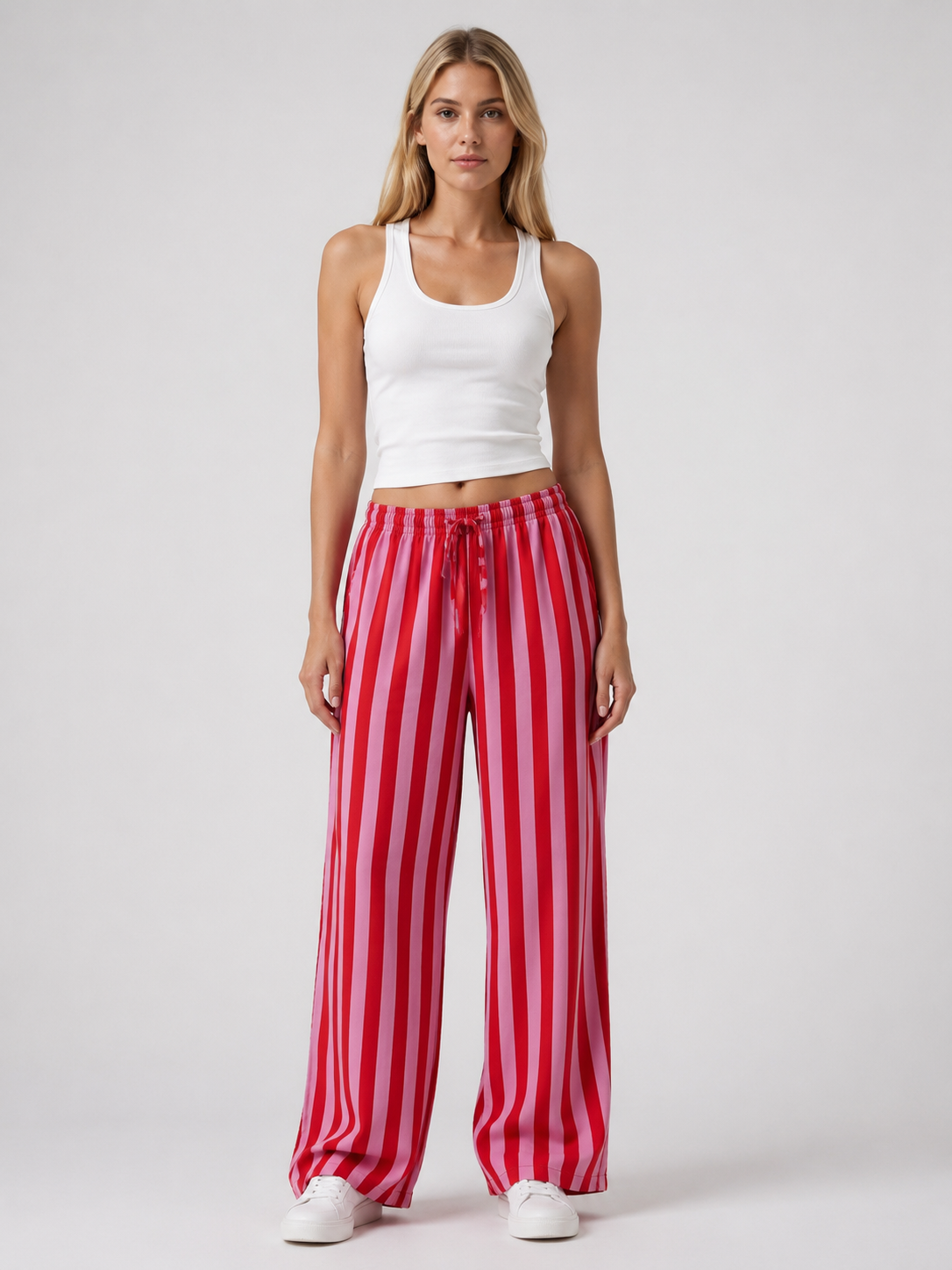 Amalfi® Striped Wide-Leg Pants