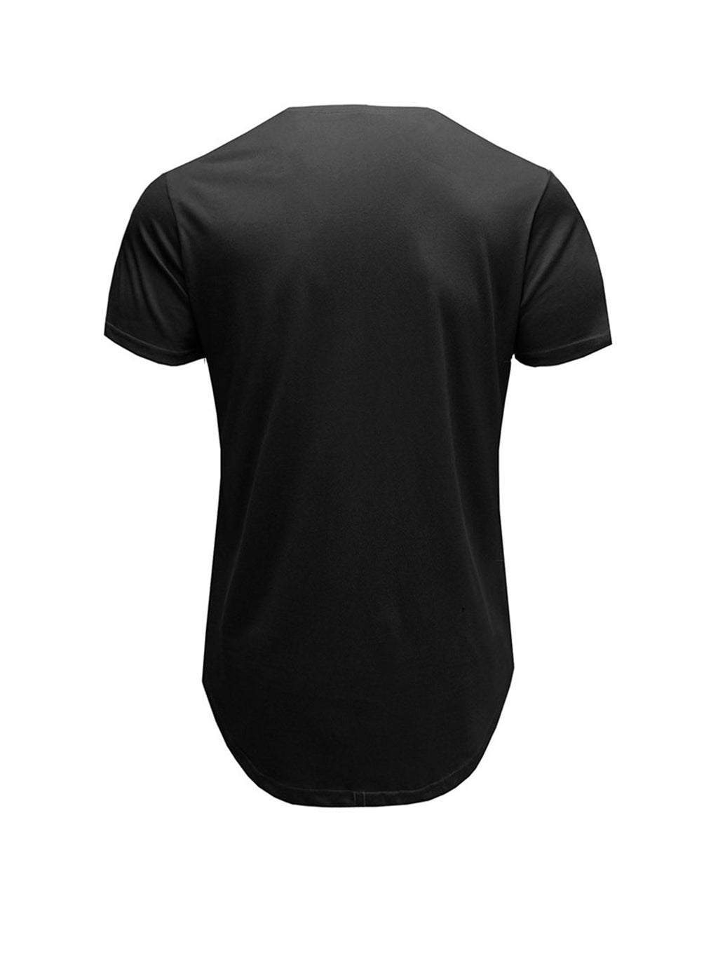 Justin Solid Color Crew Neck Casual T-shirt