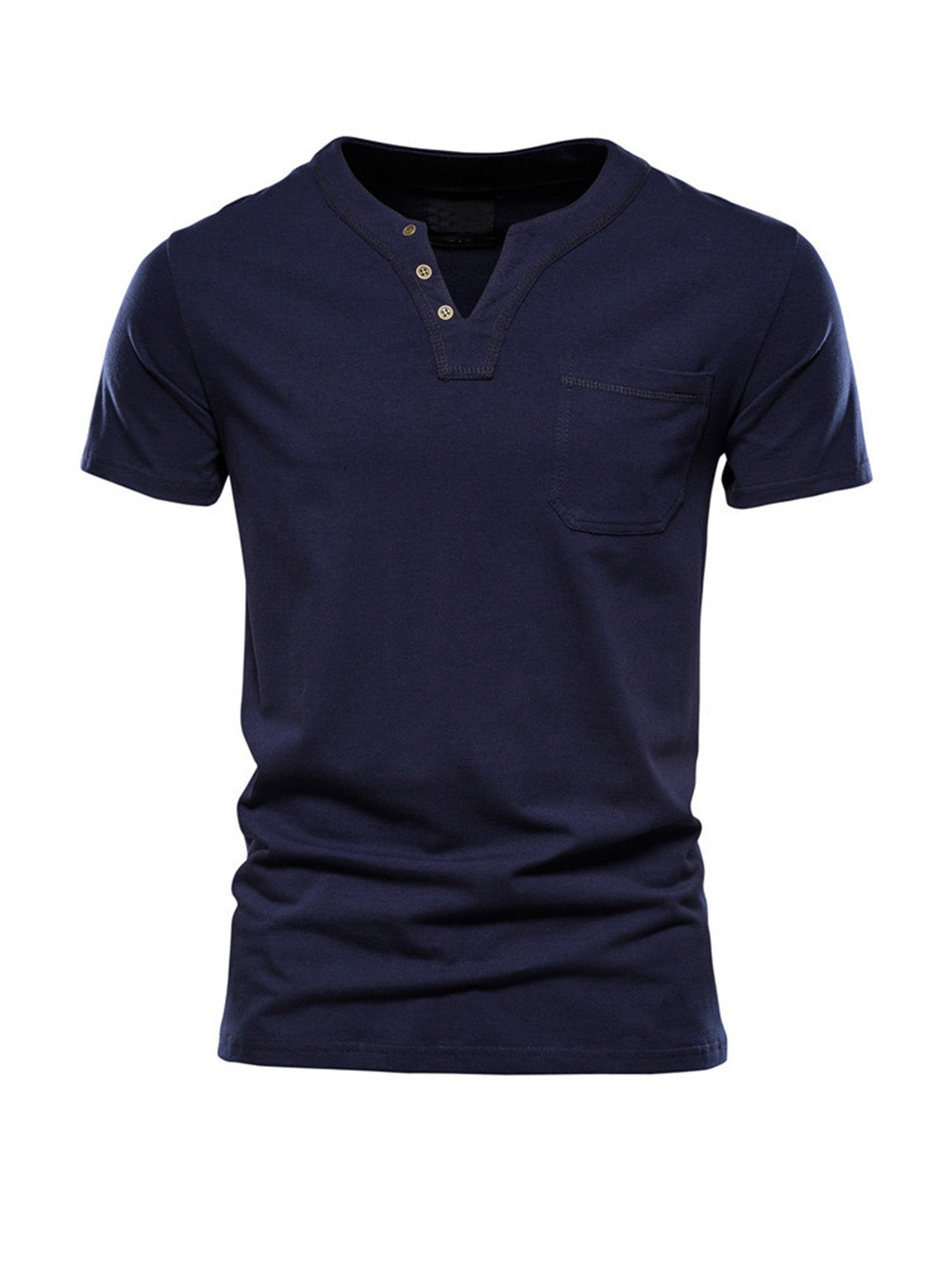 Men's Simple V-Neck Casual T-shirt