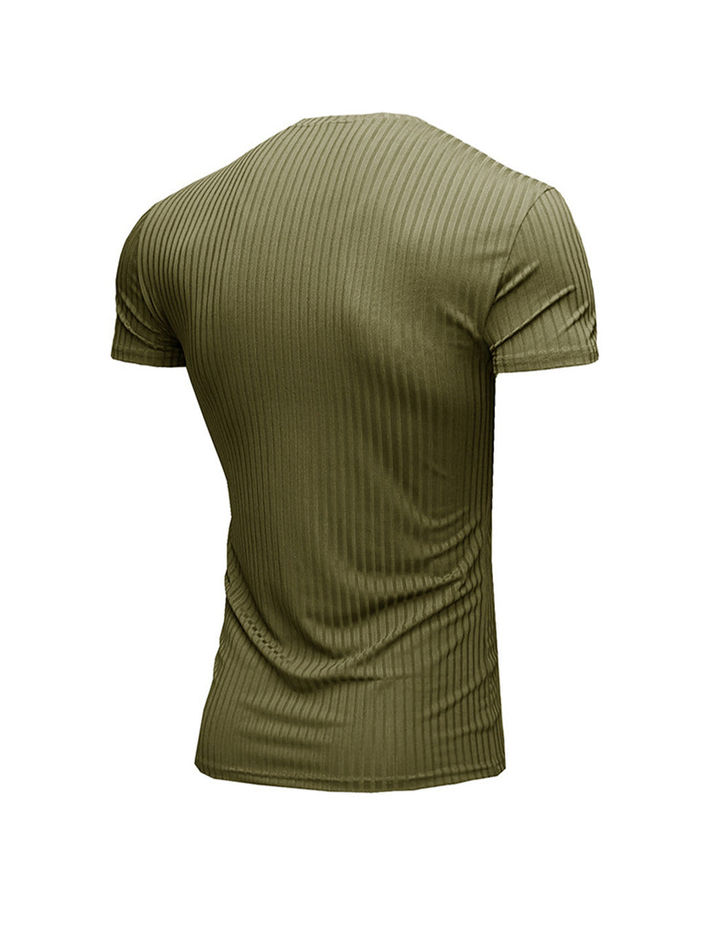 Robert Ribbed Fabric V-neck T-shirt