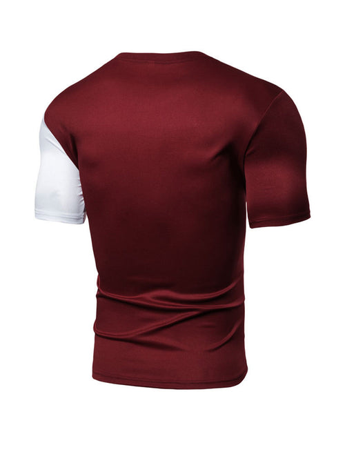 Campbell Color Block Crew Neck Short Sleeve T-shirt