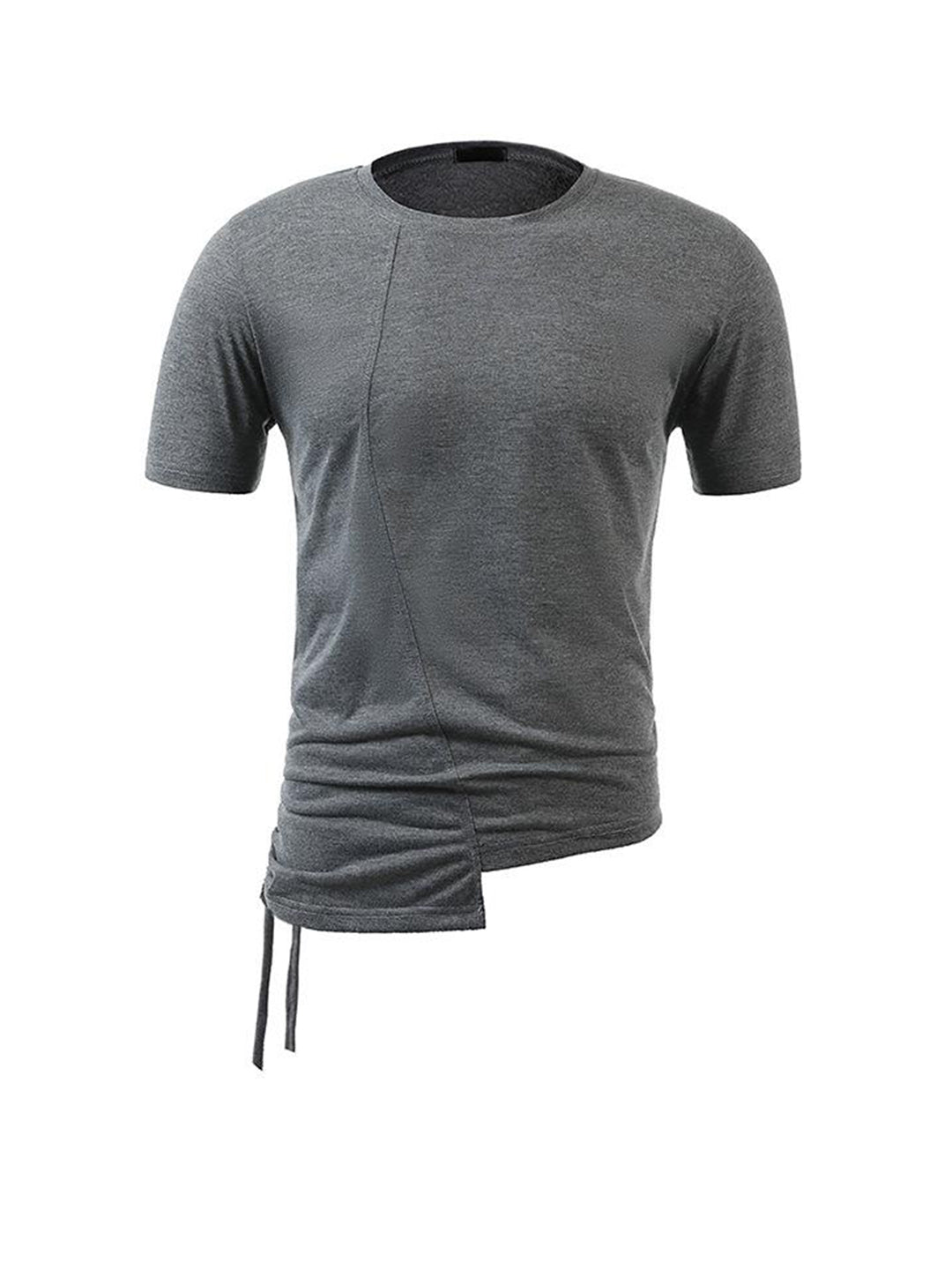 Leonard Cut Design Irregular Hem Short-sleeved T-shirt