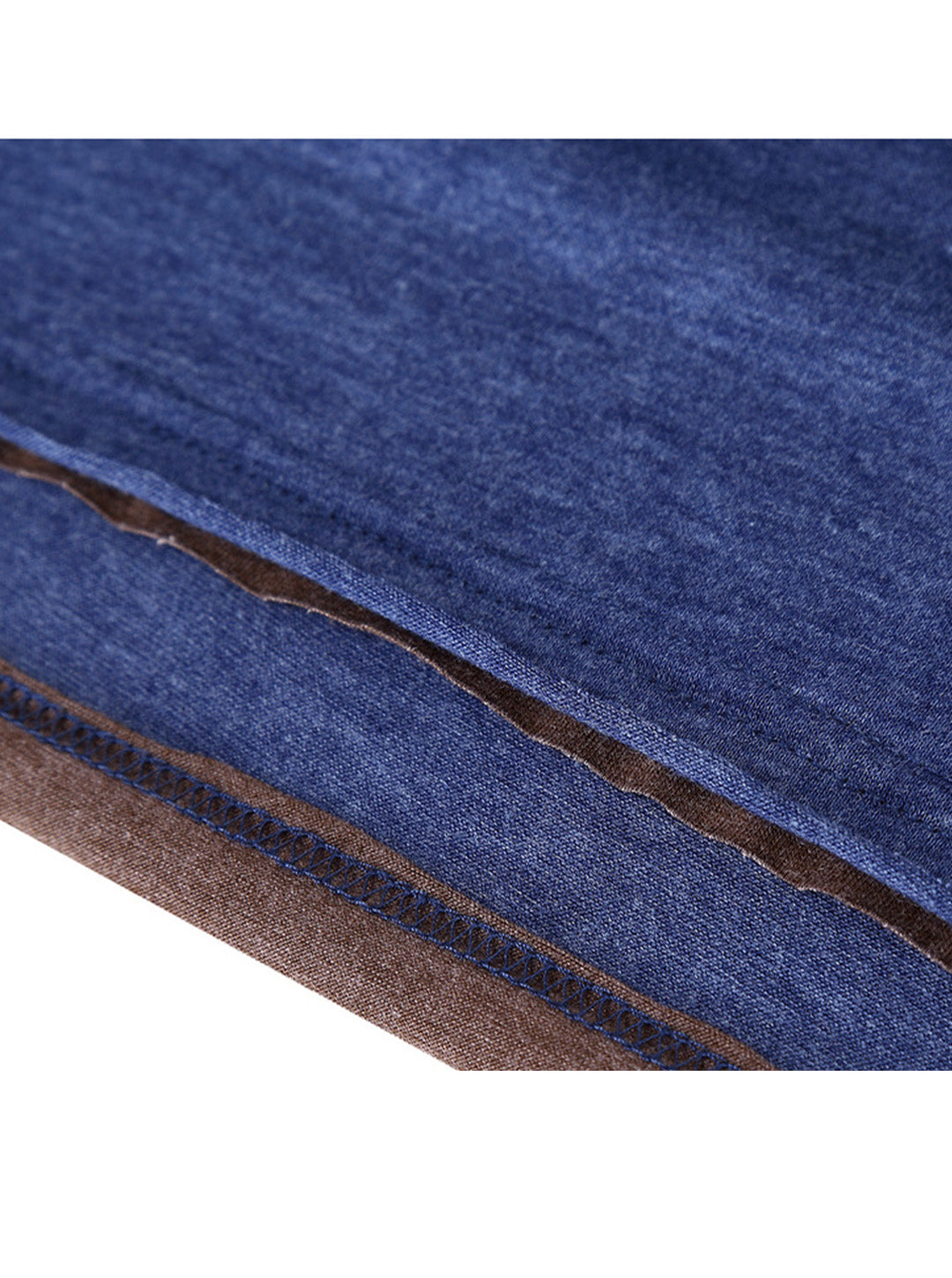 Robert Solid Color Henry Collar T-shirt