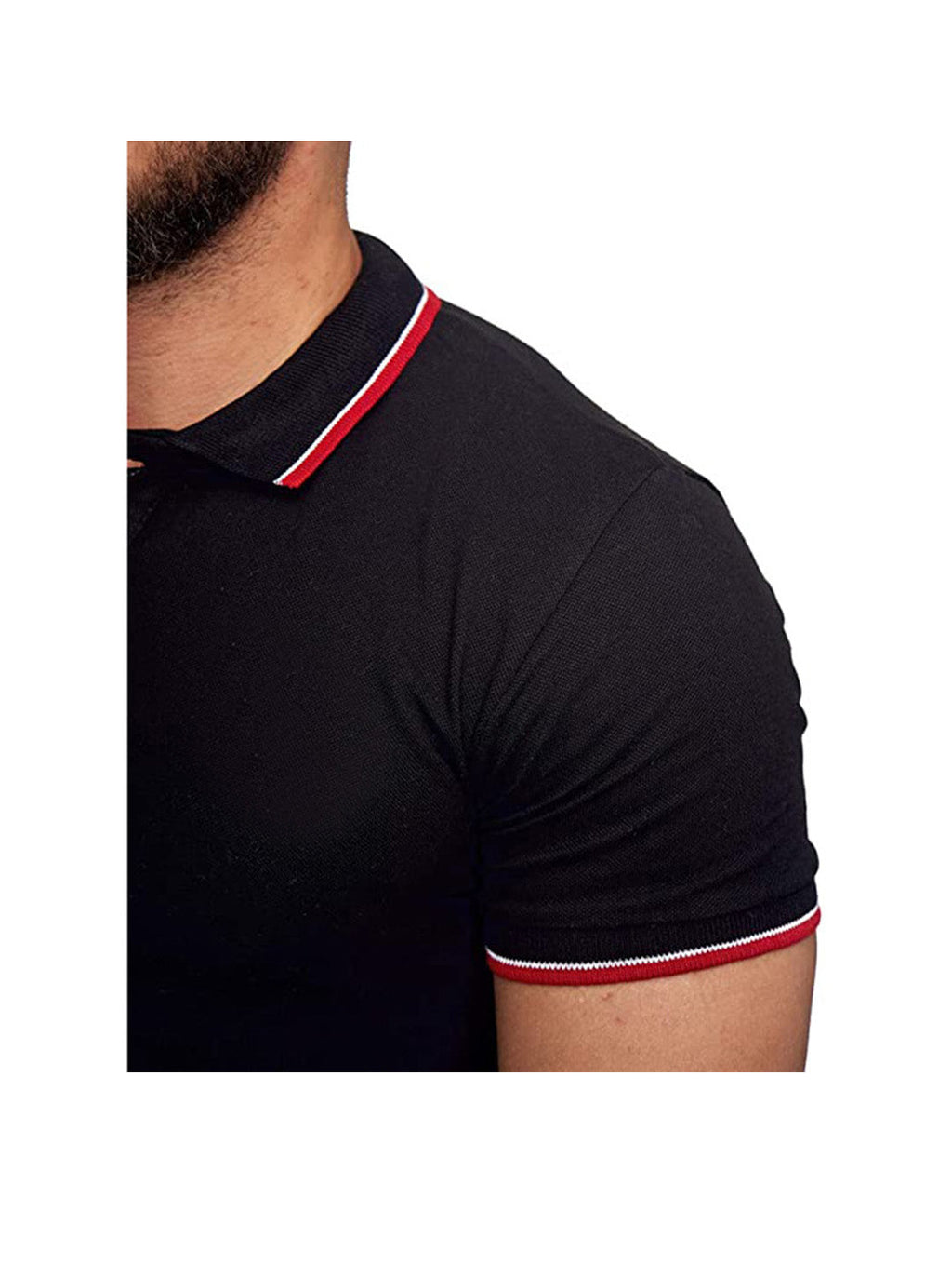 Harold Solid Color Short-sleeved Polo Shirt
