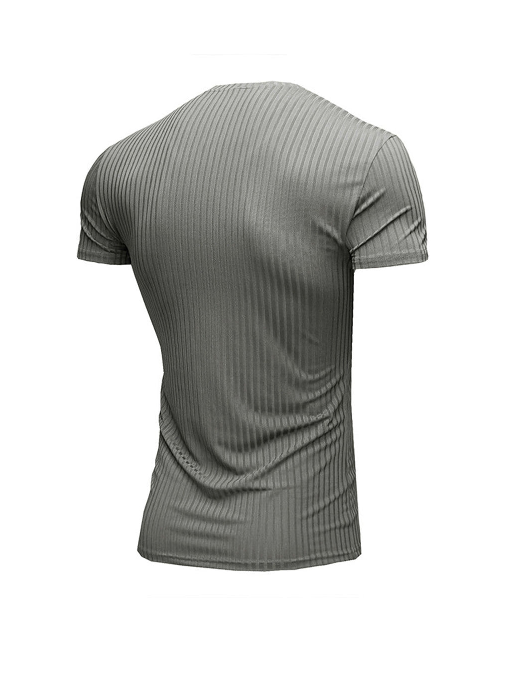 Robert Ribbed Fabric V-neck T-shirt