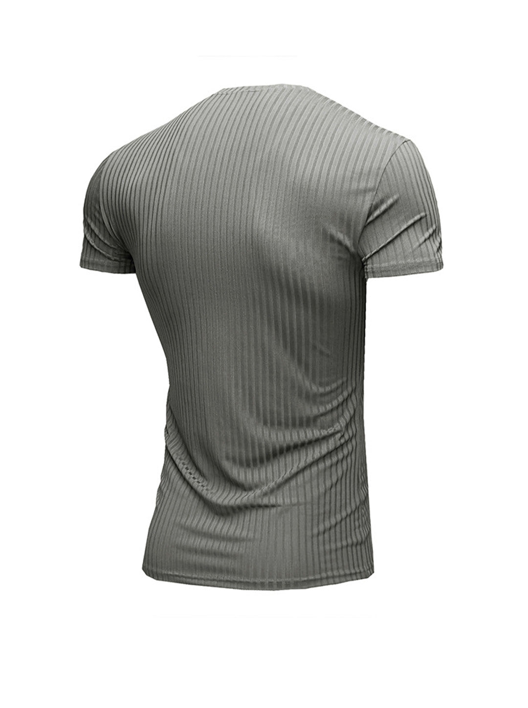 Robert Ribbed Fabric V-neck T-shirt