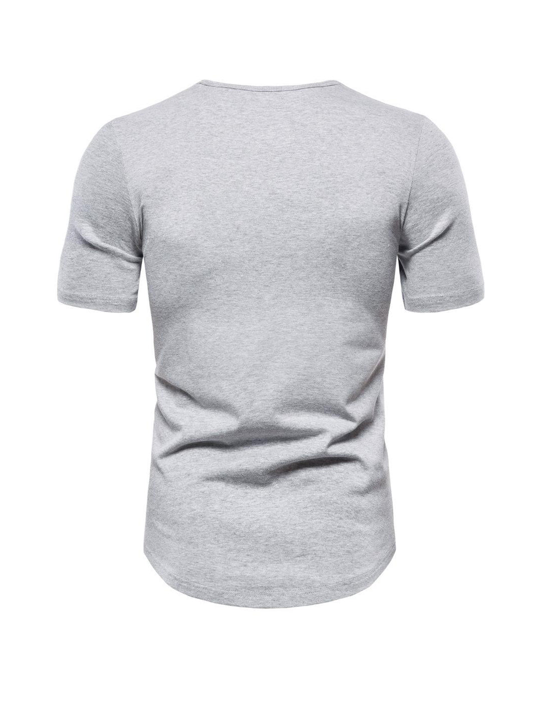 Buford Round Neck Patchwork Short-sleeved T-shirt