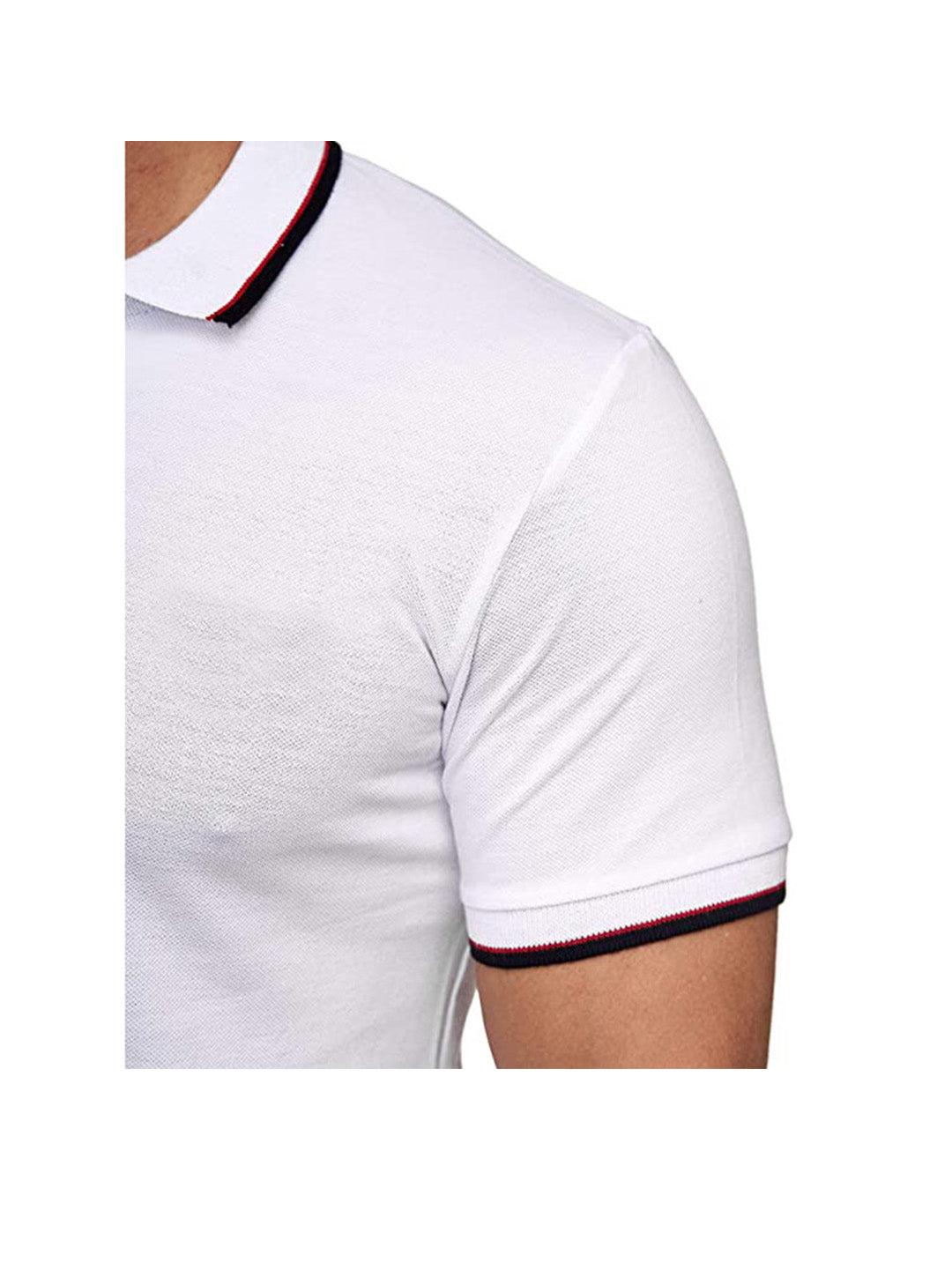 Harold Solid Color Short-sleeved Polo Shirt
