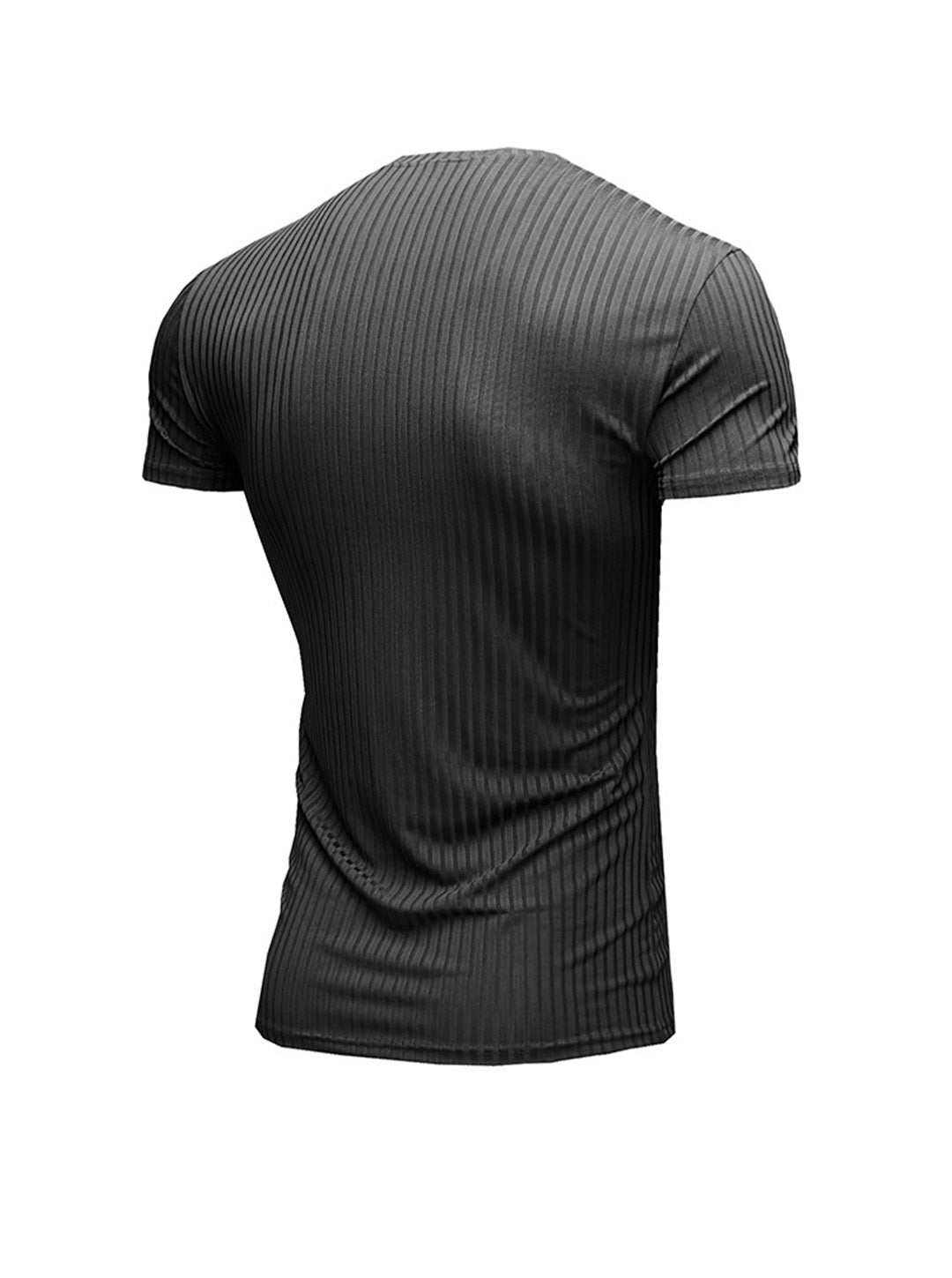 Robert Ribbed Fabric V-neck T-shirt