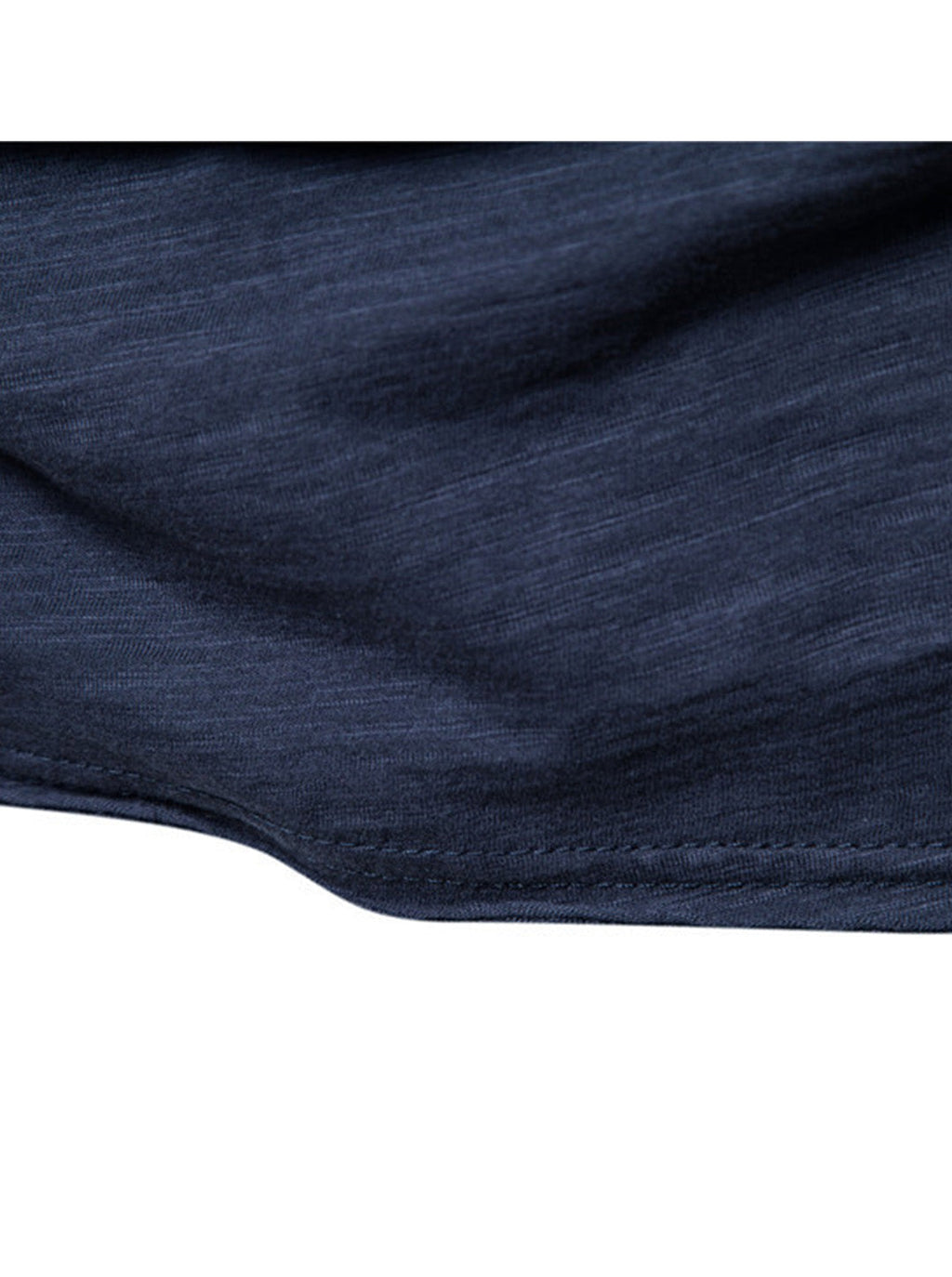 Men's Textured Solid Color Crew Neck T-shirt
