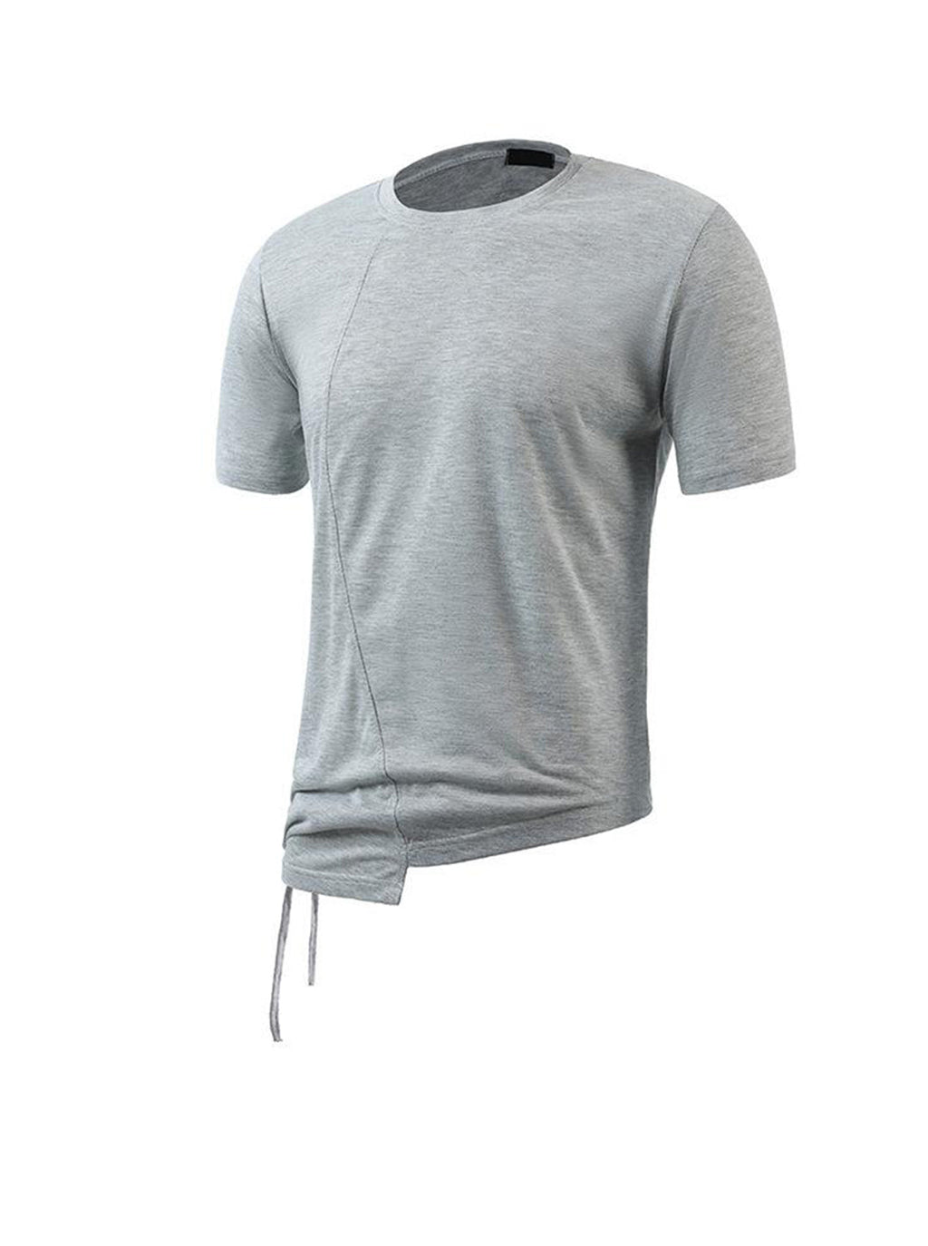 Leonard Cut Design Irregular Hem Short-sleeved T-shirt