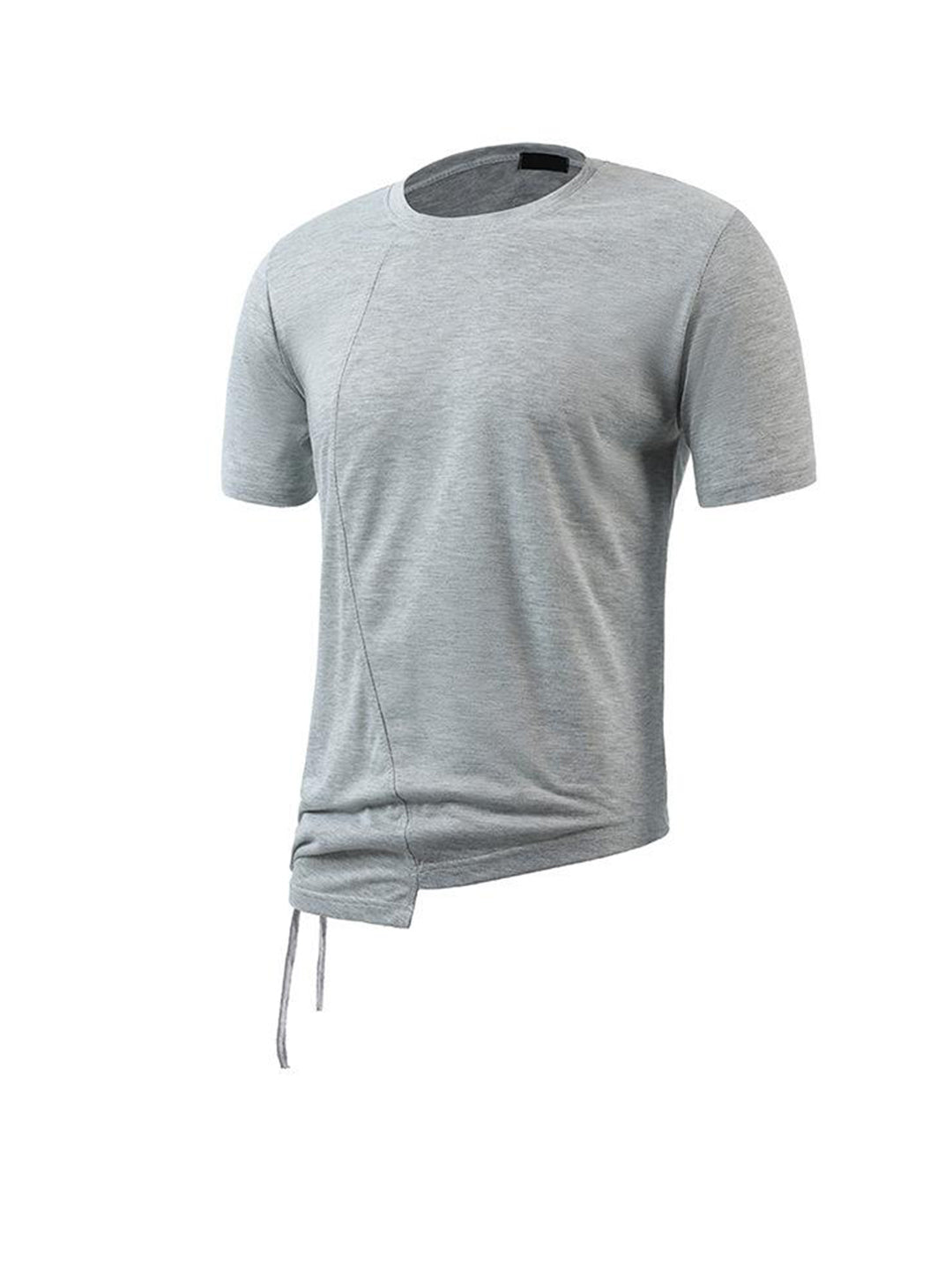 Leonard Cut Design Irregular Hem Short-sleeved T-shirt
