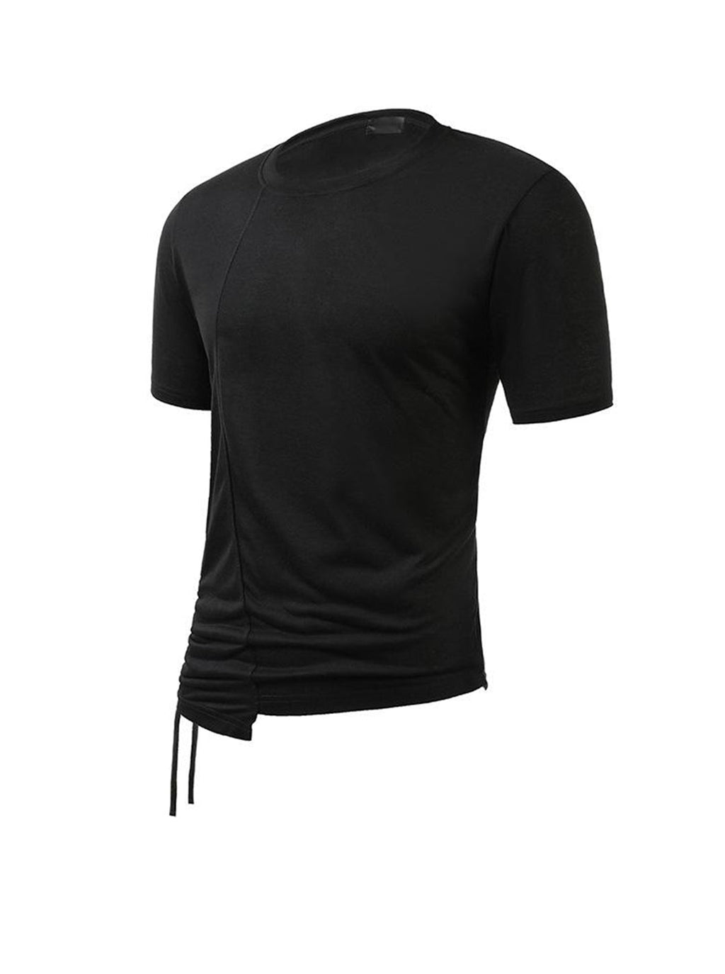 Leonard Cut Design Irregular Hem Short-sleeved T-shirt