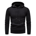 Men's Chenille Basic Casual Pullover Hooded Sweater
