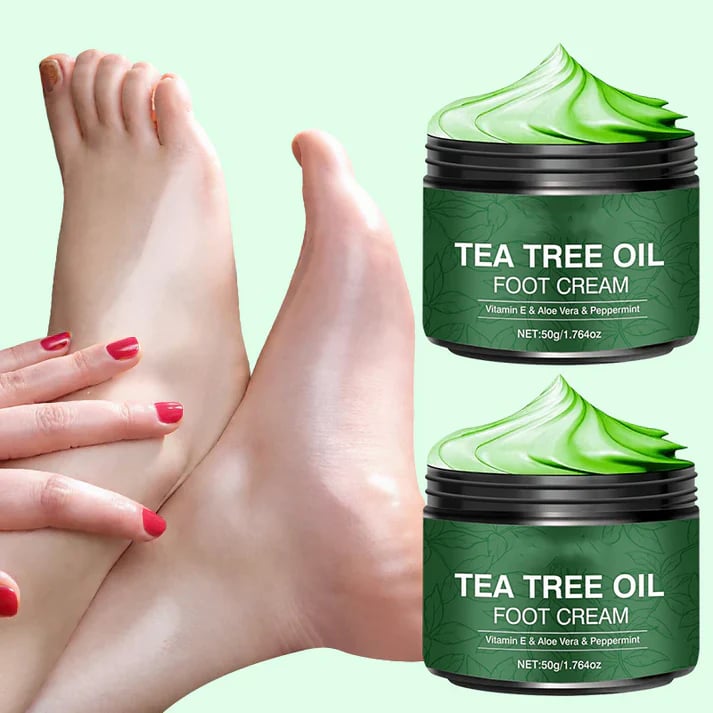 🥳2026 HOT SALE🥳💞50K+ SOLD!✨ 💝Soothing Aloe Vera & Tea Tree Foot Moisturizer💧BUY 1 GET 1 FREE💧