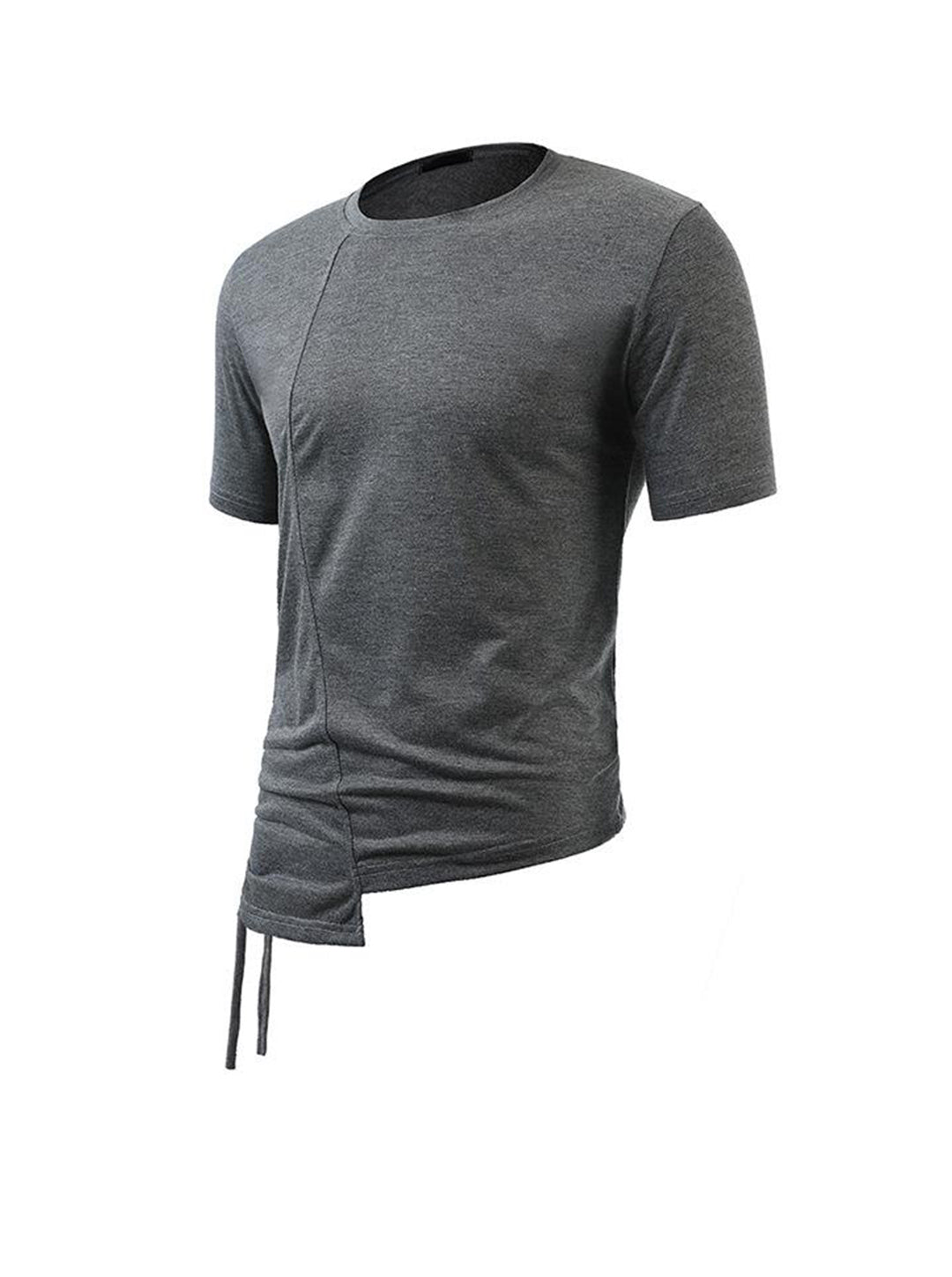 Leonard Cut Design Irregular Hem Short-sleeved T-shirt