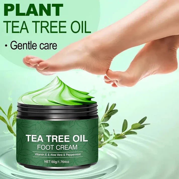 🥳2026 HOT SALE🥳💞50K+ SOLD!✨ 💝Soothing Aloe Vera & Tea Tree Foot Moisturizer💧BUY 1 GET 1 FREE💧