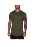 Miguel Solid Color Crew Neck T-shirt