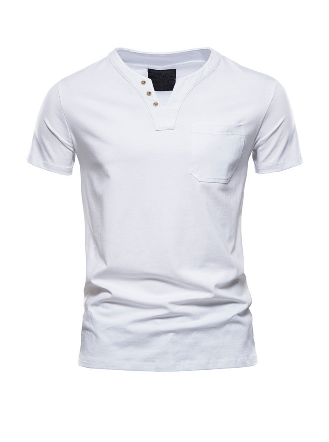 Men's Simple V-Neck Casual T-shirt